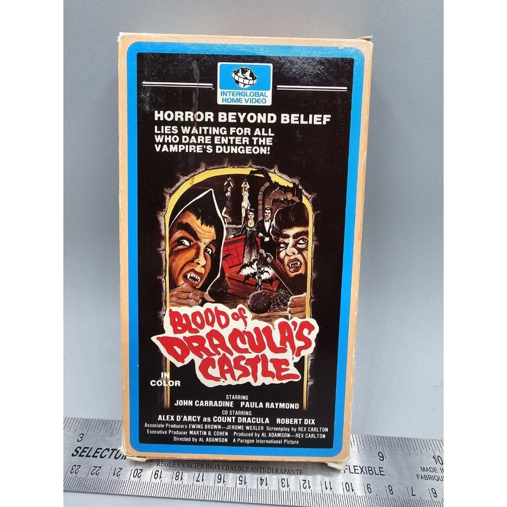 VHS Blood Of Dracula’s Castle